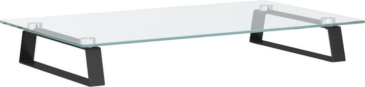 Image du produit vidaXL Support d'écran Noir 60x35x8 cm verre trempé et