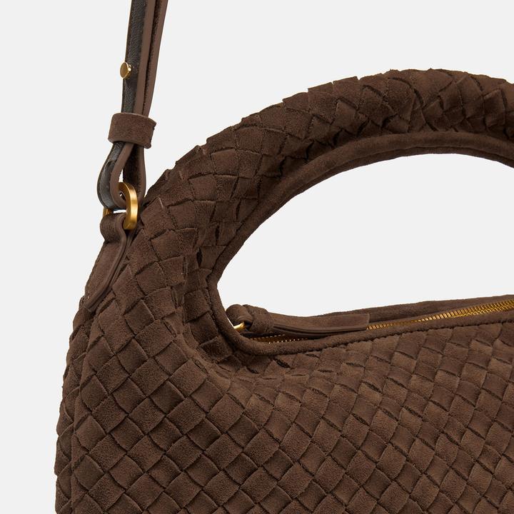 Produktbild Les Visionnaires Sadie weave cozy Handtasche Leder 37 cm (2 l)