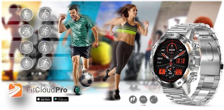 Produktbild Gravity SMARTWATCH MĘSKI GT9-3 - WYKONYWANIE POŁĄCZEŃ, CIŚNIENIOMIERZ (sg021c)