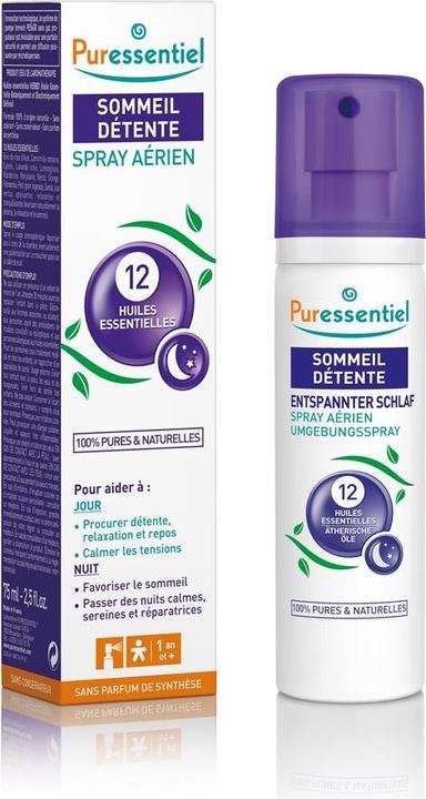 Produktbild Puressentiel Schlaf und Entspannungsspray mit 12 aetherischen Oelen