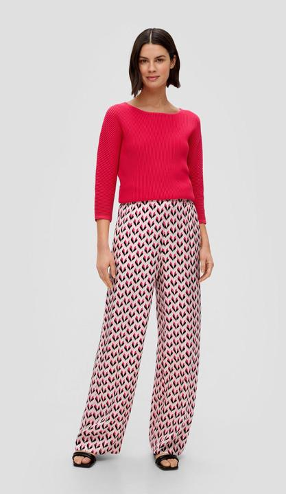 Image du produit S.Oliver Hose Regular: Wide Leg-Hose aus Viskose (34)