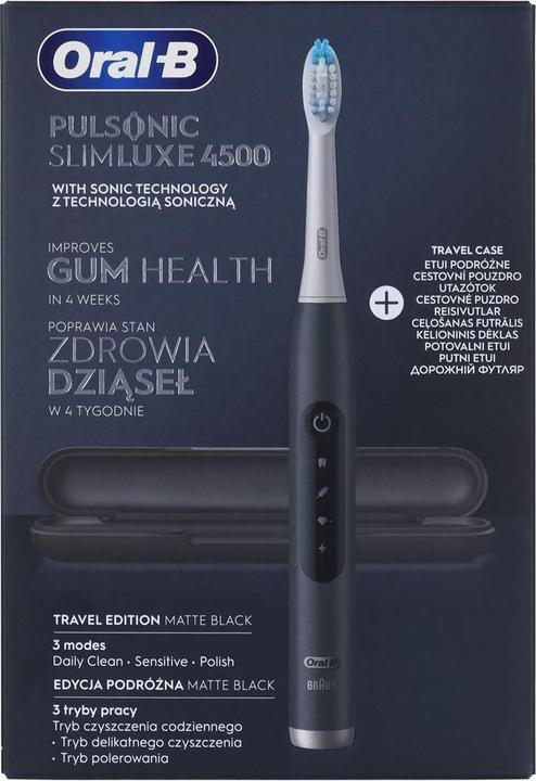 Produktbild Oral-B Pulsonic SlimLux 4500 BK (Schallzahnbürste)