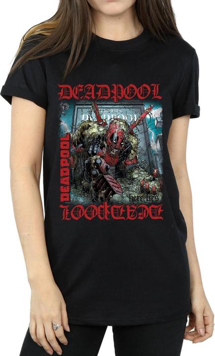 Immagine prodotto Deadpool Here Lies Deadpool Maglietta Ampia Donna (M)