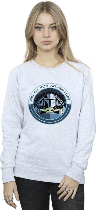 Image du produit Star Wars - Sweat THE MANDALORIAN GROGU READY FOR ADVENTURE - Femme (XXL)