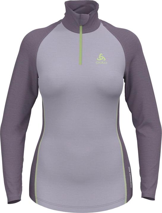 Actual product image Odlo BL TOP turtle neck l/s half zip NATURAL PERFORMANCE PW 150 (L)