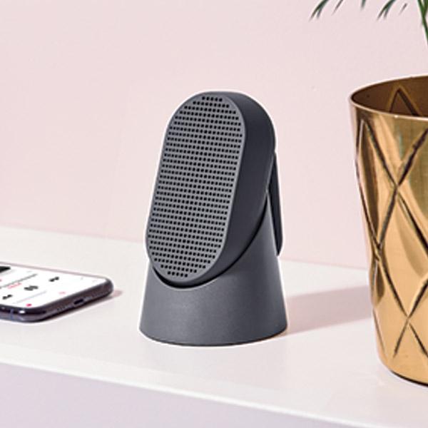 Lexon Mino T Wodoodporny głośnik z podstawką i karabińczykiem szary/grey LA124G (Wireless)