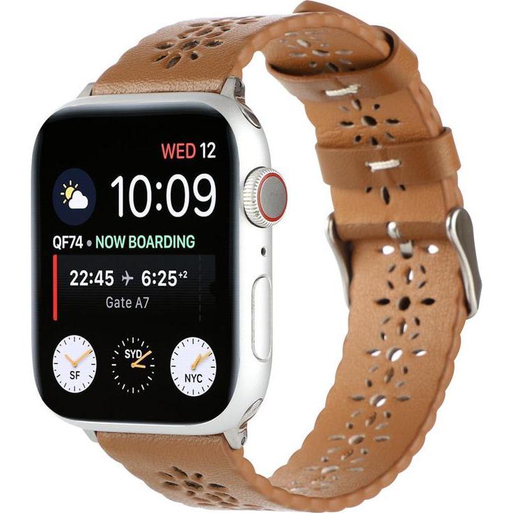 Thumbnail - Strap-it Lederarmband (Leder, Apple Watch), Uhrenarmband, Braun