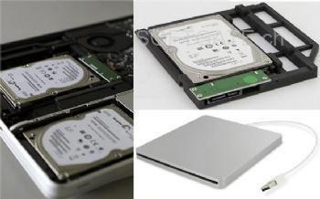 Produktbild LMP Disk Doubler für MacBook und MacBook Pro + DVD Gehäuse