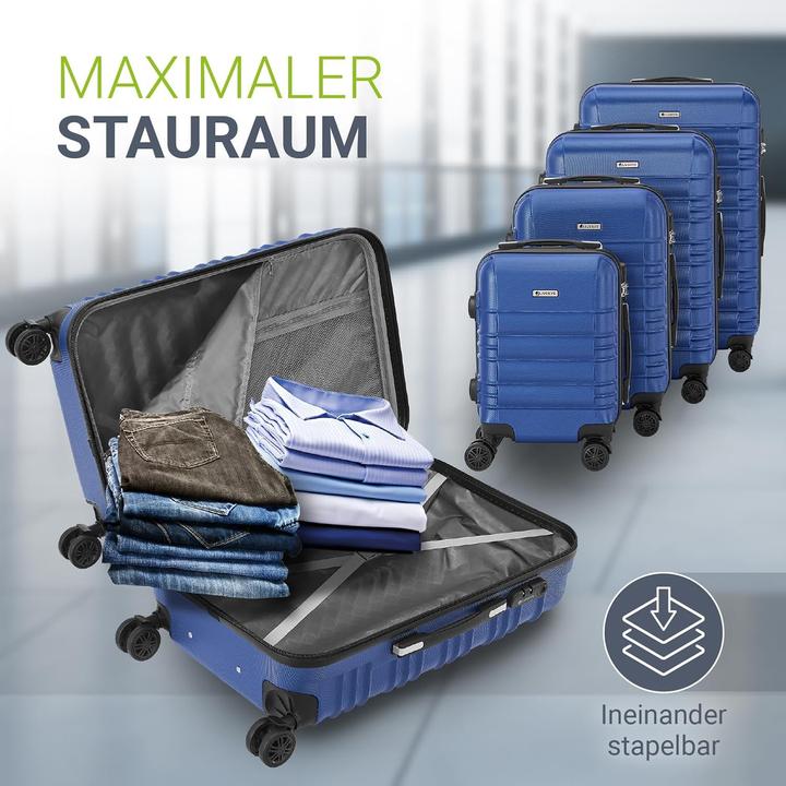 Actual product image Juskys Rome hard case set (120 l)