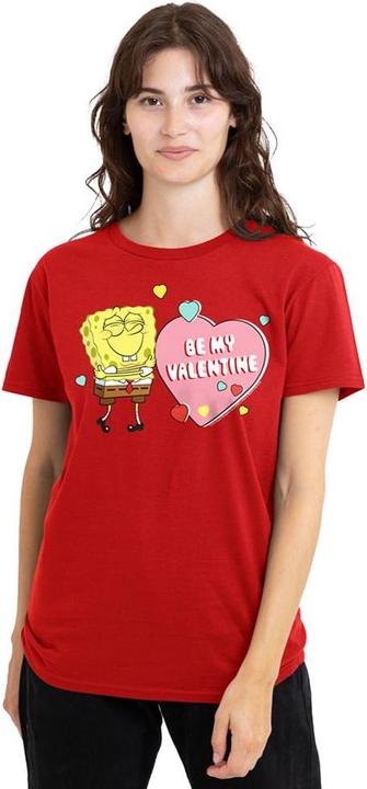 Immagine prodotto Spongebob Squarepants Be My Valentine Maglietta Donna (S)