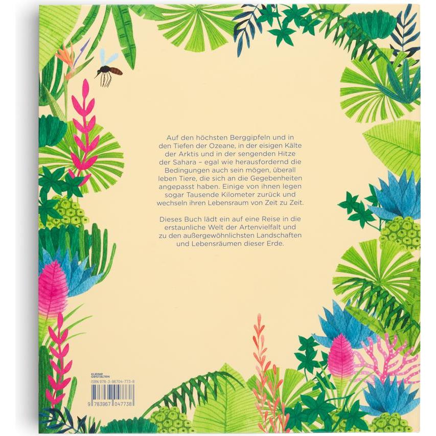 Wo die wilden Tiere leben: Artenvielfalt rund um die Welt, Kinderbücher von Mia Cassany, Nathalie Ouederni