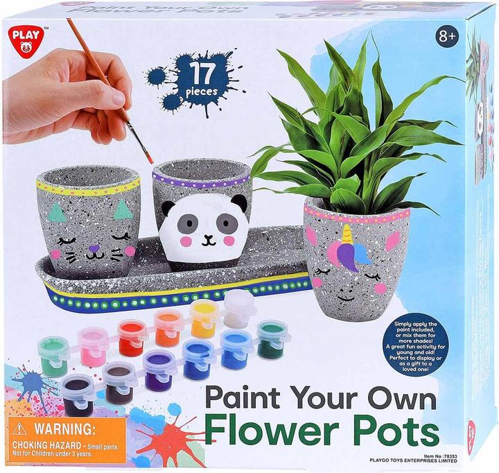 Produktbild Play Bemalen Sie Ihre eigenen Blumentöpfe