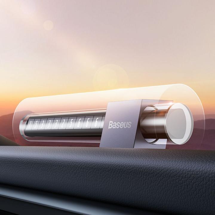 Actual product image Baseus Space Cabin temporary parking number plate