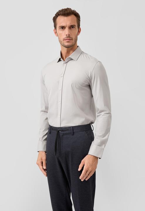 Immagine prodotto s.Oliver Hemd Tailored Fit: Elegantes Langarmhemd aus Edeljersey (40)