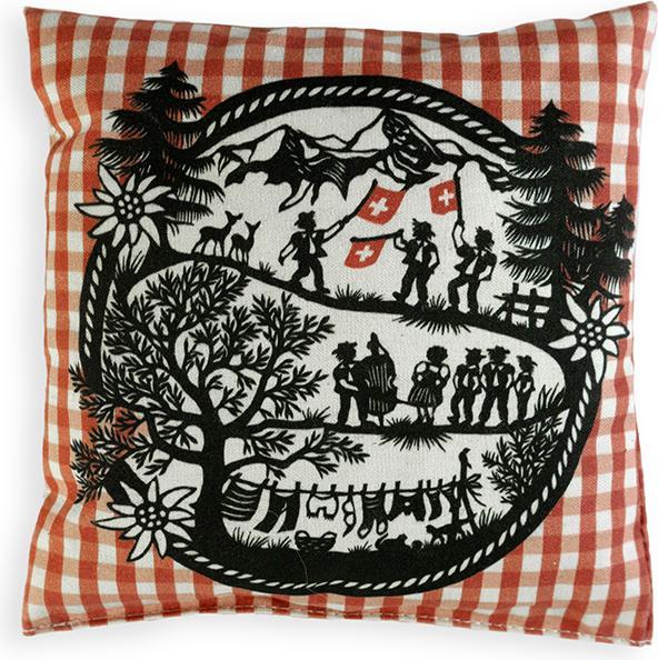 Trendform Kissen Arve 14 cm x 14 cm, Rot (14 x 14 cm)