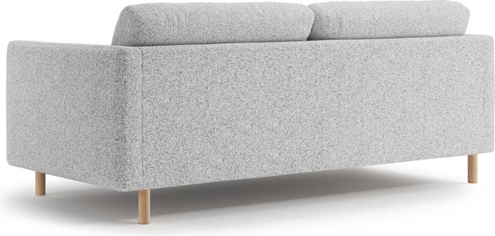 Actual product image Micadoni Sofa, "Eden", 3 Seats, Light Grey Melange, 173x92x90 Made in Europe (3-seater)