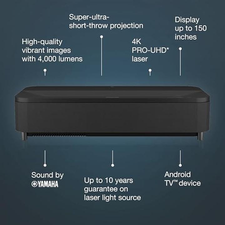 Actual product image Epson EH-LS800B (4K, 4000 lm, 0.16 - 0.4:1)