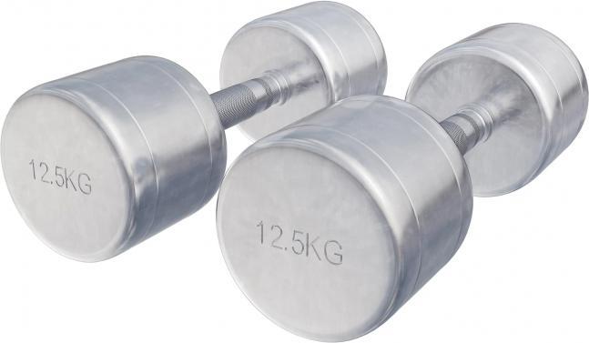 Image du produit Gorilla Sports Chrom Kurzhanteln (2 x 12,5 kg)