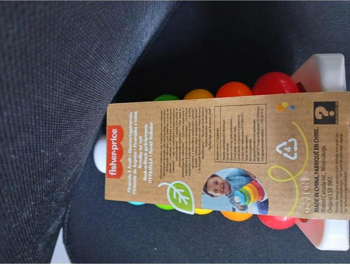 Actual product image Fisher-Price Eco colour ring pyramid