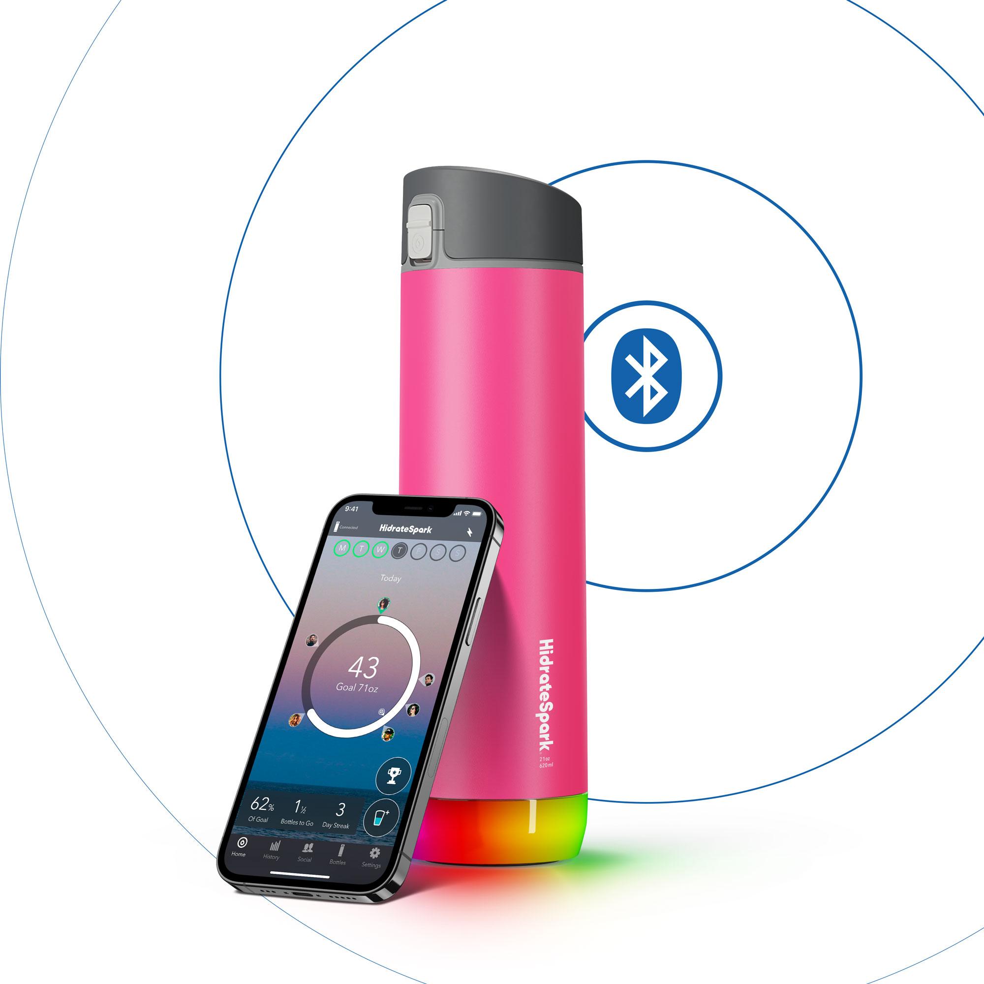 Thumbnail - HidrateSpark Steel 21 oz. Chug Fruit Punch, Smartwatch