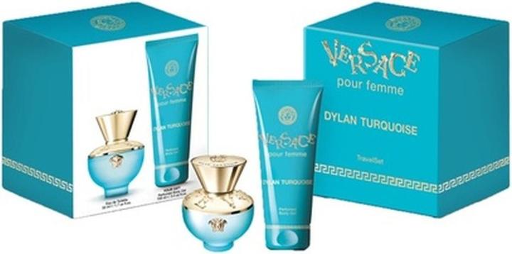 Actual product image Versace SET Dylan Turquoise Pour Femme EDT spray 50ml + SHOWER GEL 100ml (Eau de toilette, 150 ml)
