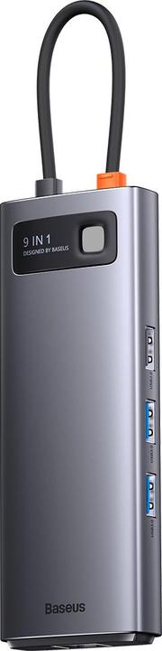 Produktbild Baseus Metal Gleam Series 9-in-1 Multifunctional Type-C HUB Docking Station (USB-C, 9 Ports)