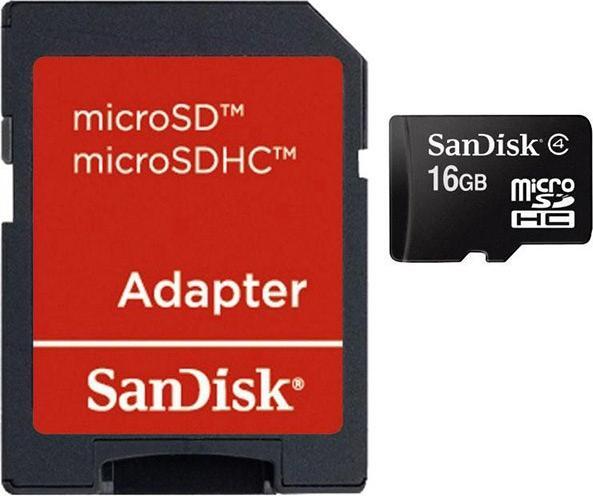 Image du produit Sandisk microSDHC (16 Go, microSDHC)