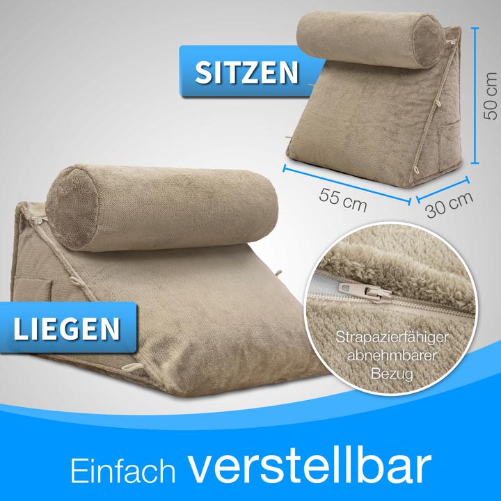 Produktbild Aktivshop Rückenkissen (55 x 50 x 30 cm)