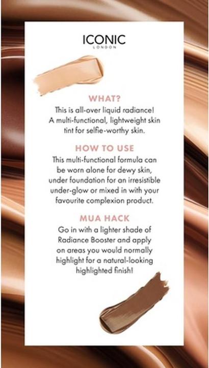 Actual product image Iconic London Radiance Booster Liquid Radiance Lightweight Skin Tint