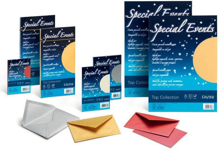 Immagine prodotto Favini Special Events carta inkjet A4 (210x297 mm) 20 fogli Rosa (120 g/m², 20 x)