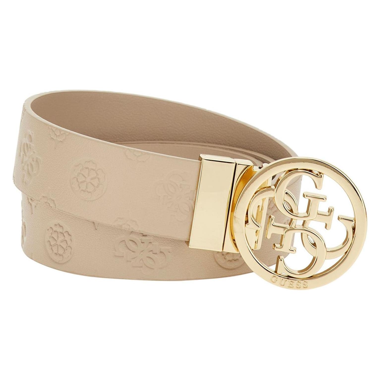 Guess, Damen, Gürtel, Phoebe Reverseble Belt H35, Beige