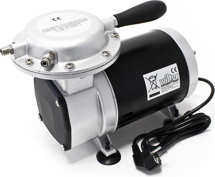 Actual product image Wiltec Vacuum Diaphragm Pump 128-135 l/min AS29 Oil-free Air Conditioning