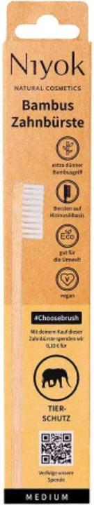 Produktbild Niyok Handzahnbürste Tierschutz 1 Stück (Weich, 1 x)