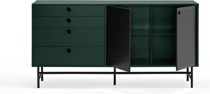 Actual product image Teulat Sideboard Punto Dark Green 150 x 77 cm