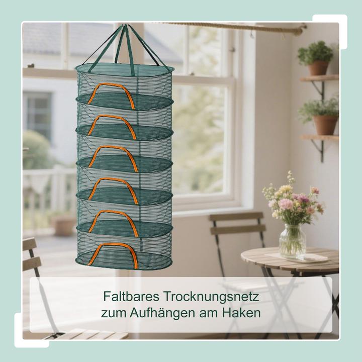 Actual product image Relaxdays Faltbares Trockennetz Oval