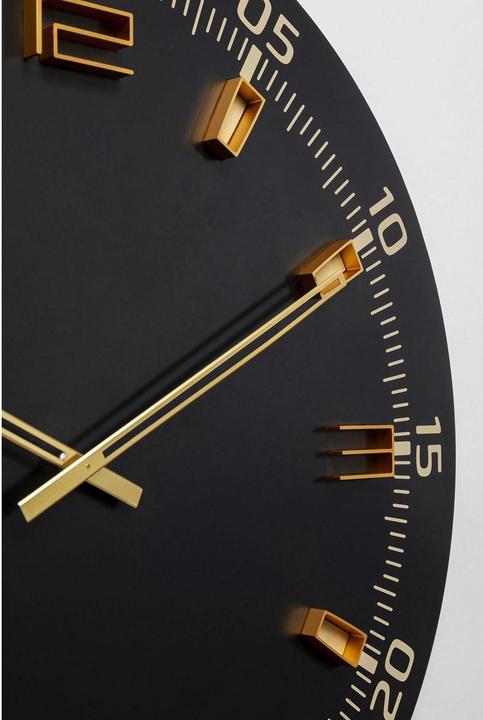 Actual product image Kare Design Wanduhr Milk Bar Schwarz Ø60cm (60 cm)