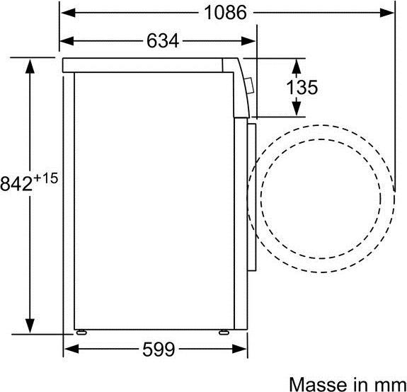 Produktbild Bosch Hausgeräte Wtyh7740ch (8 kg, Rechts, CH-Stecker)