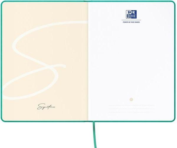 Actual product image Oxford Notebook "Signature", A5 (A5, Checked, Hardcover)