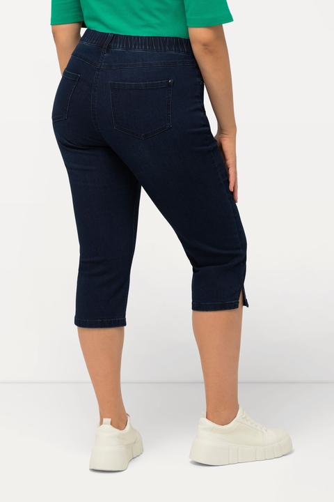 Produktbild Ulla Popken Capri Jeans Sarah, schmale 5-Pocket-Form, Saumschlitz (62)