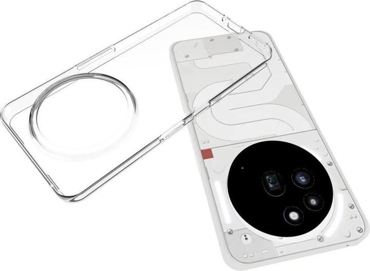 Image du produit Cover-Discount Nothing Phone (3a) Pro - Silikon Gummi Case transparent (Nothing Phone (3a) Pro)