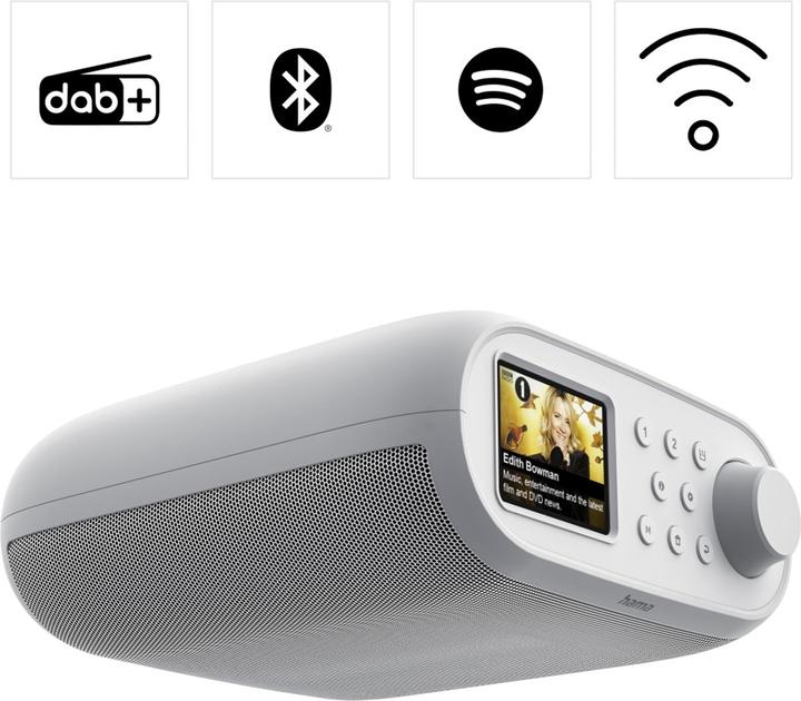 Produktbild Hama DIR400 (Internetradio, DAB+, DAB, FM, Bluetooth, WLAN)