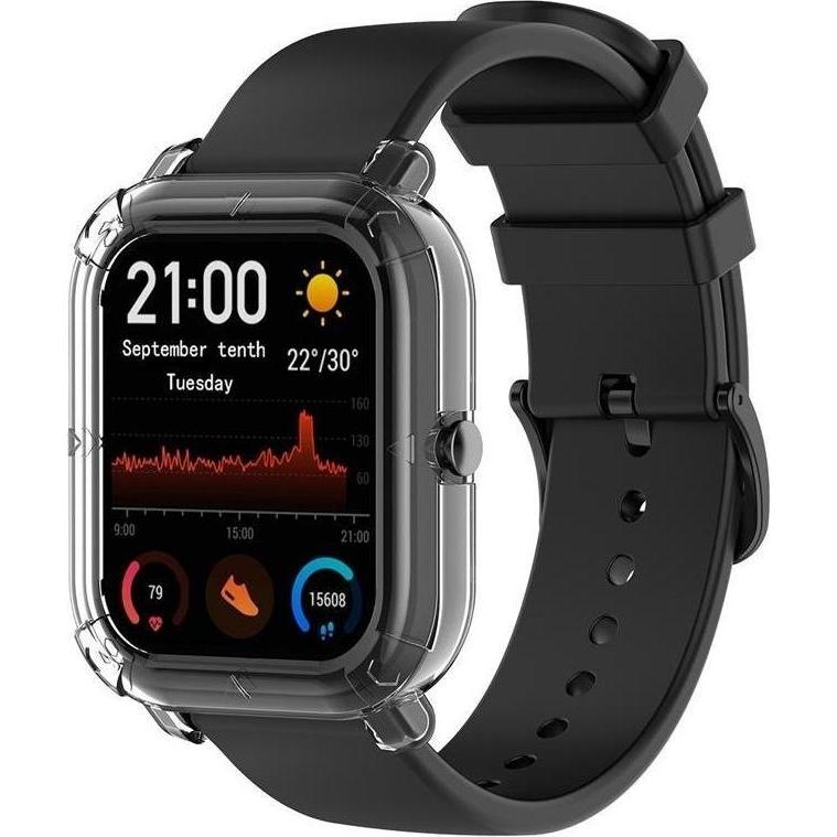 Thumbnail - Strap-it TPU-Hülle (Silikon, Amazfit GTS), Uhrenarmband, Transparent