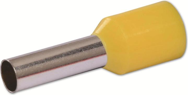 Quadrios 22C431 Wire end ferrule 6 mm² Partially insulated Yellow 1 set