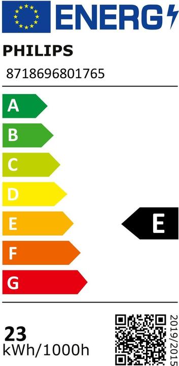 Label énergétique Philips Tube à LED CorePro (G13, 23 W, 2700 lm, 1 x, E)