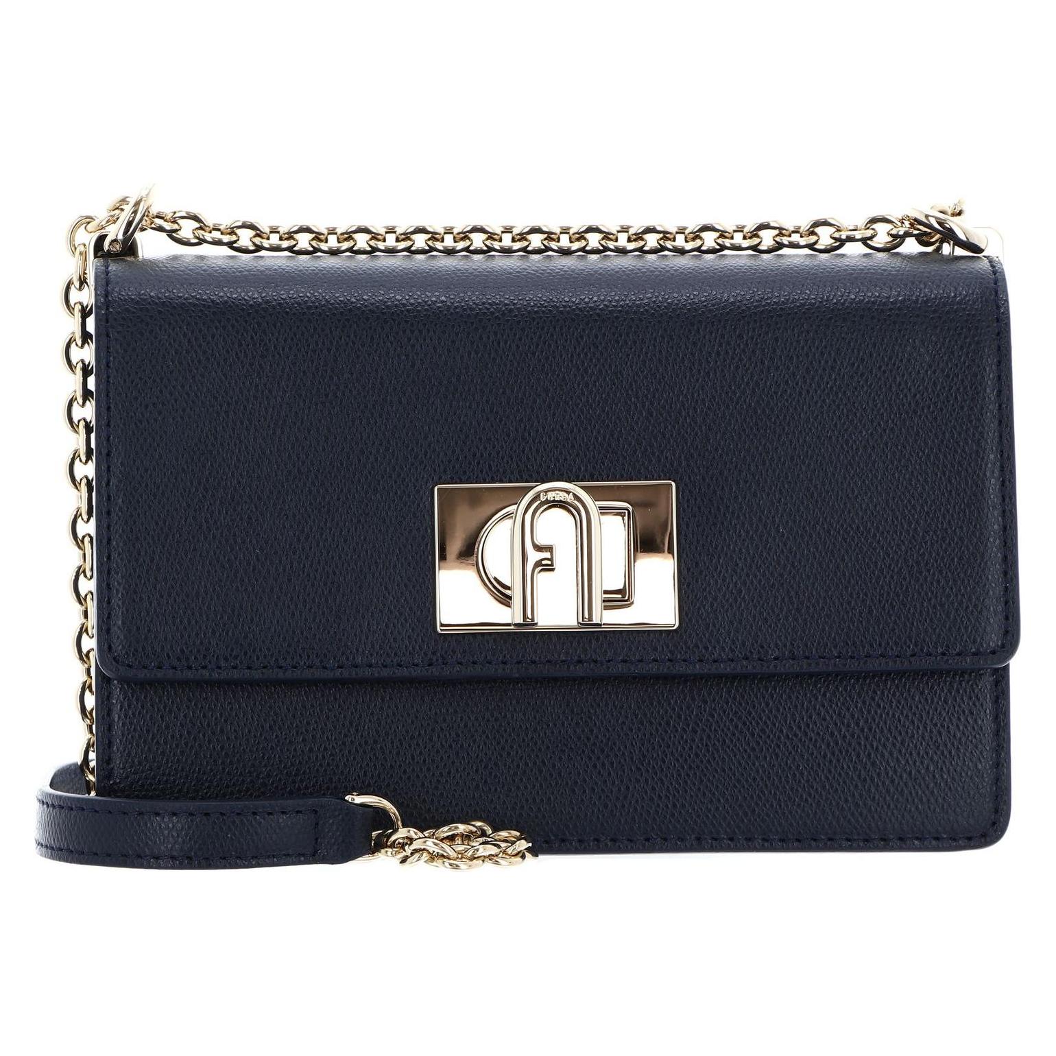 Furla, Handtasche, Ledertasche Mini Bag 1927, Blau