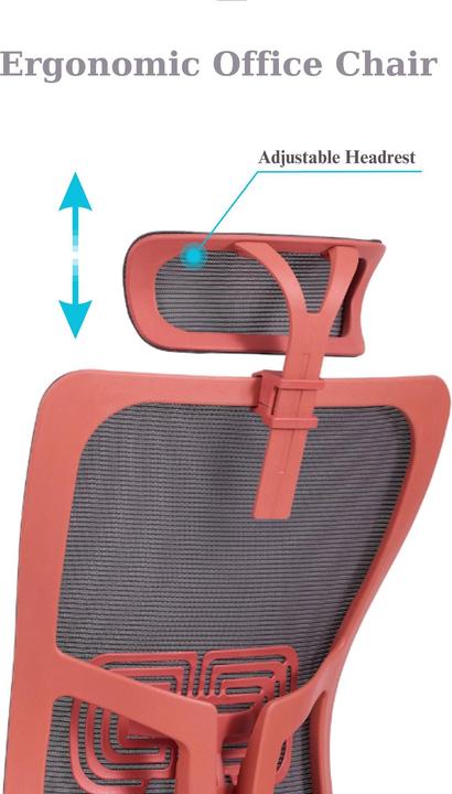 Image du produit Kalune Design Lumbar 126 Salmon Office Chair