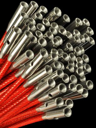 Actual product image ChiaoGoo Rope TWIST Red