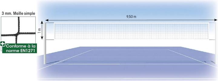 Actual product image Hasbro Volleyball net 3 mm steel Tremblay