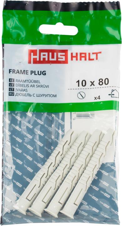 Produktbild Haushalt NYLON FRAME PLUG 10X80 W-KPR 4PCE 2