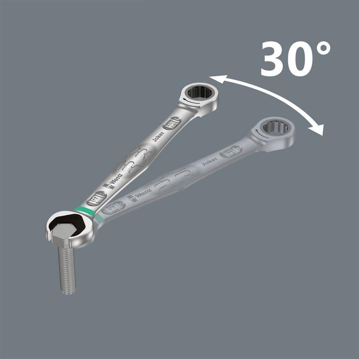 Actual product image Wera 9631 Magnetic rail 6000 Joker 2 (10 mm, 17 mm, 13 mm, 19 mm)